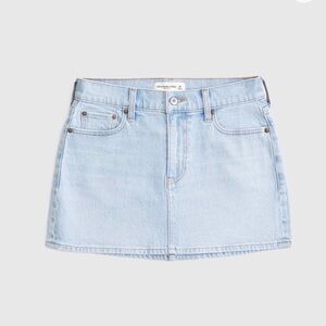 Abercrombie & Fitch Sky Blue Mini Skirt
